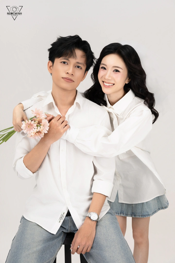 Ảnh concept couple tại studio